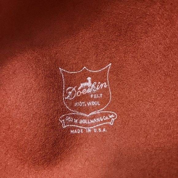 Sus-ELLE Chapelier Vintage Wool Doeskin Felt Hat with Flowers - Picture 3 of 8